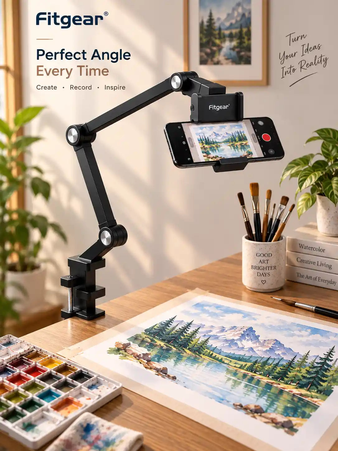 Fitgear FG-Y2 Adjustable Phone & Tablet Stand