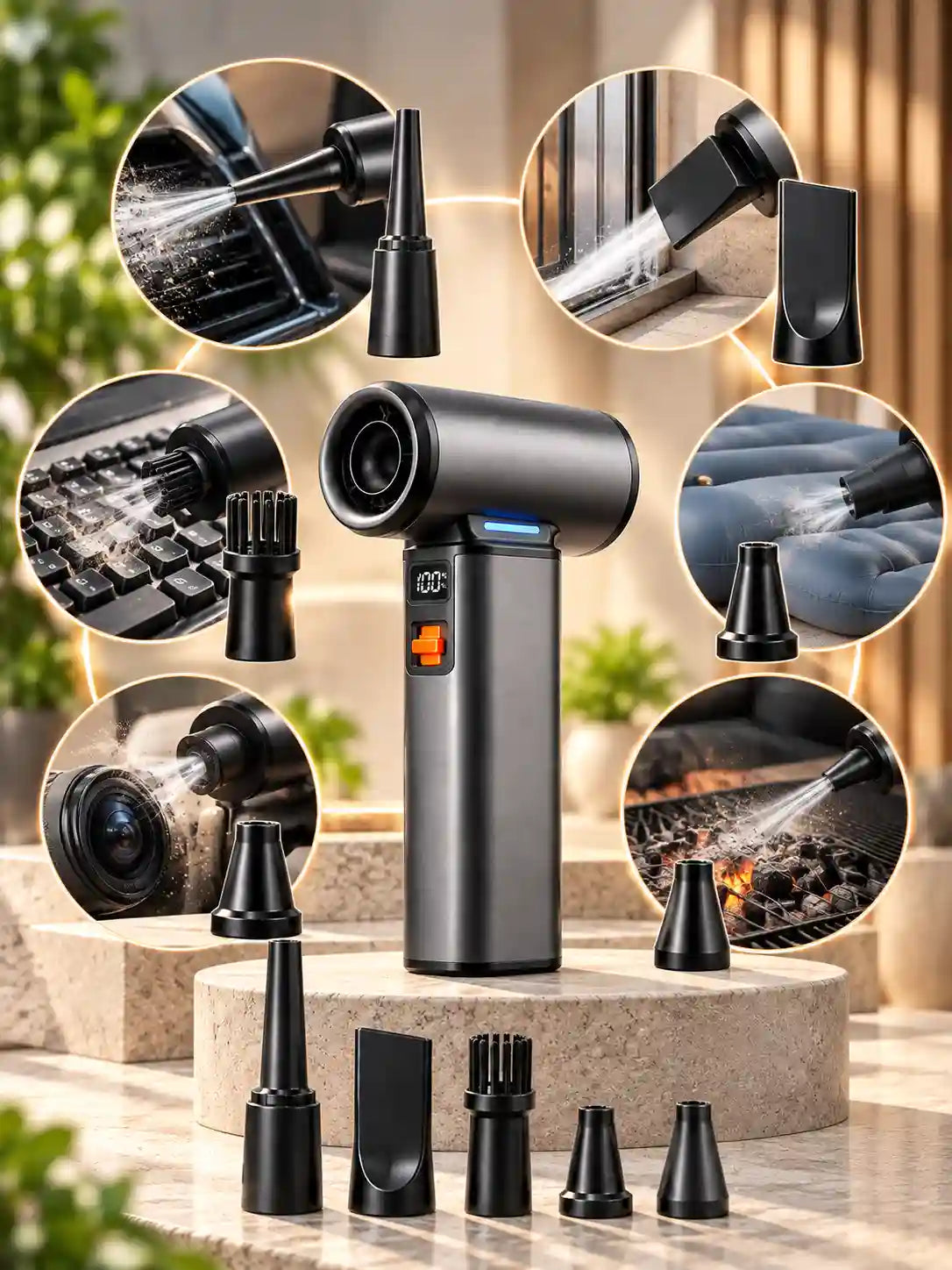 F1 Violent Fan – High-Power Cordless Air Blower
