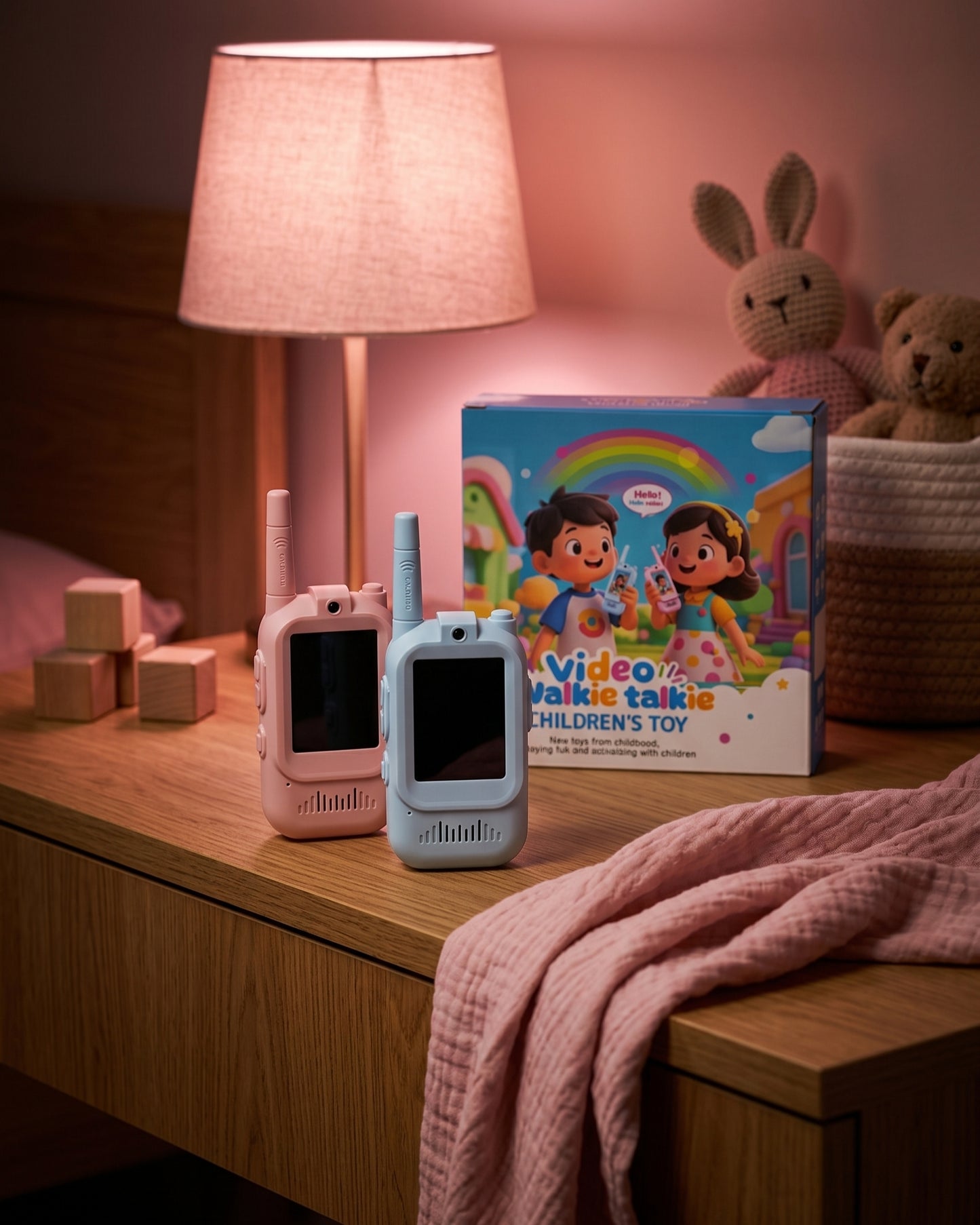 Kids Video Walkie Talkie Toy with Voice Communication, Screen Display, Long Range Signal, Easy Controls & Fun Interactive Play for Children2499