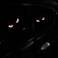 LED Light Up Car Window Sticker, Glowing Eyes Decal, Solar and USB-C Powered, Assorted Designs
