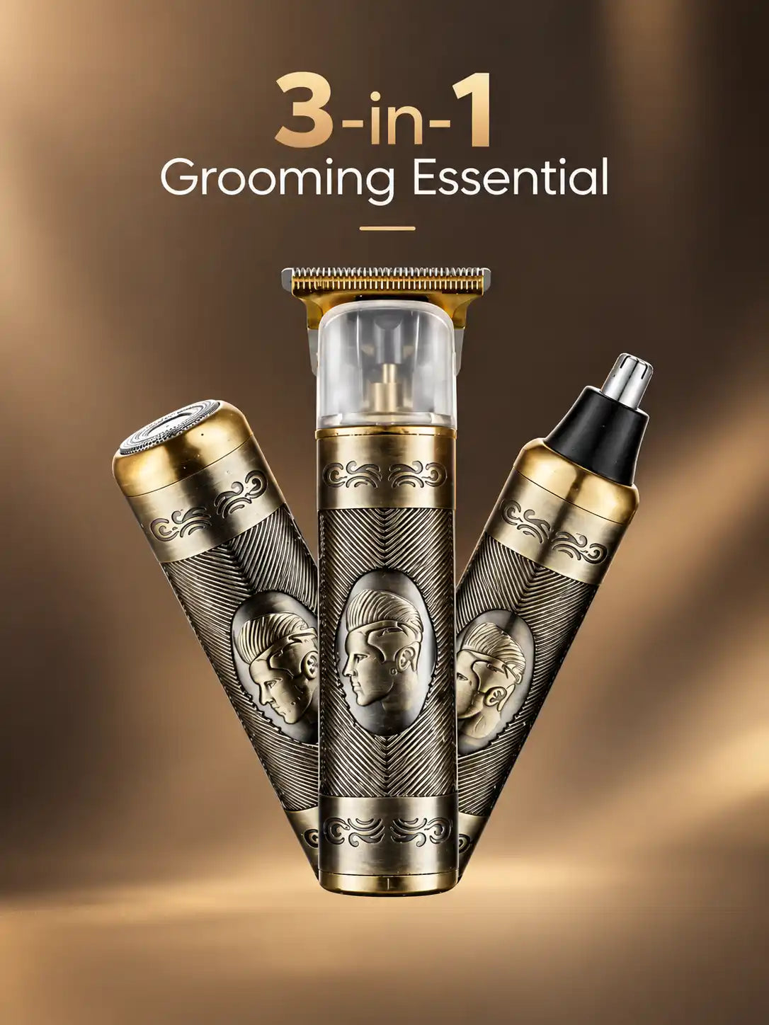 MAXTOP 3-in-1 Professional Grooming & Hair Clipper Kit
