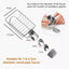Stainless Steel Tap Rack, Faucet Sponge Holder with Clip-On Clamp, No Drilling, Silver