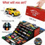 48 Pieces Alloy Pull Back Toy Cars Set for Kids, Mini Die-Cast Model Cars with Storage Case, Age 3+