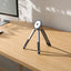 Foldable Aluminium Stand for Phone Tablet and Laptop, Magnetic Holder with Adjustable Height, Portable, Silver