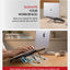 Foldable Aluminium Stand for Phone Tablet and Laptop, Magnetic Holder with Adjustable Height, Portable, Silver