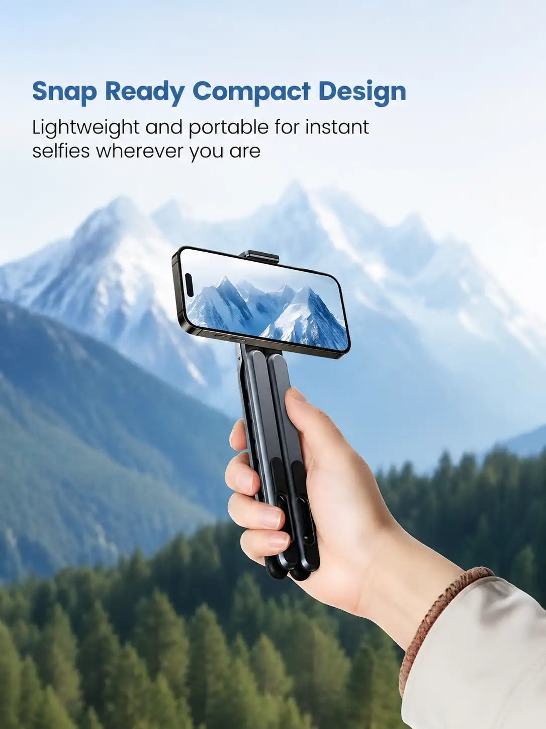 Foldable Aluminium Stand for Phone Tablet and Laptop, Magnetic Holder with Adjustable Height, Portable, Silver