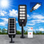 Solar LED Outdoor Light with Motion Sensor and Remote, 180 LEDs, IP65 Waterproof for Gate, Wall and Garden