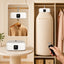 Portable Electric Clothes Dryer, Foldable Hot Air Drying Heater with Cover Bag, Timer, White