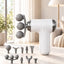 Maxtop Compact Power Massage Gun | Cordless Deep Tissue Body Massager with 9 Heads & 6 Speeds
