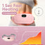 Cordless Heating Pad Belt for Period Cramps | 3 Heat Levels & 4 Vibration Modes | Portable Warm Belt for Stomach & Lower Back