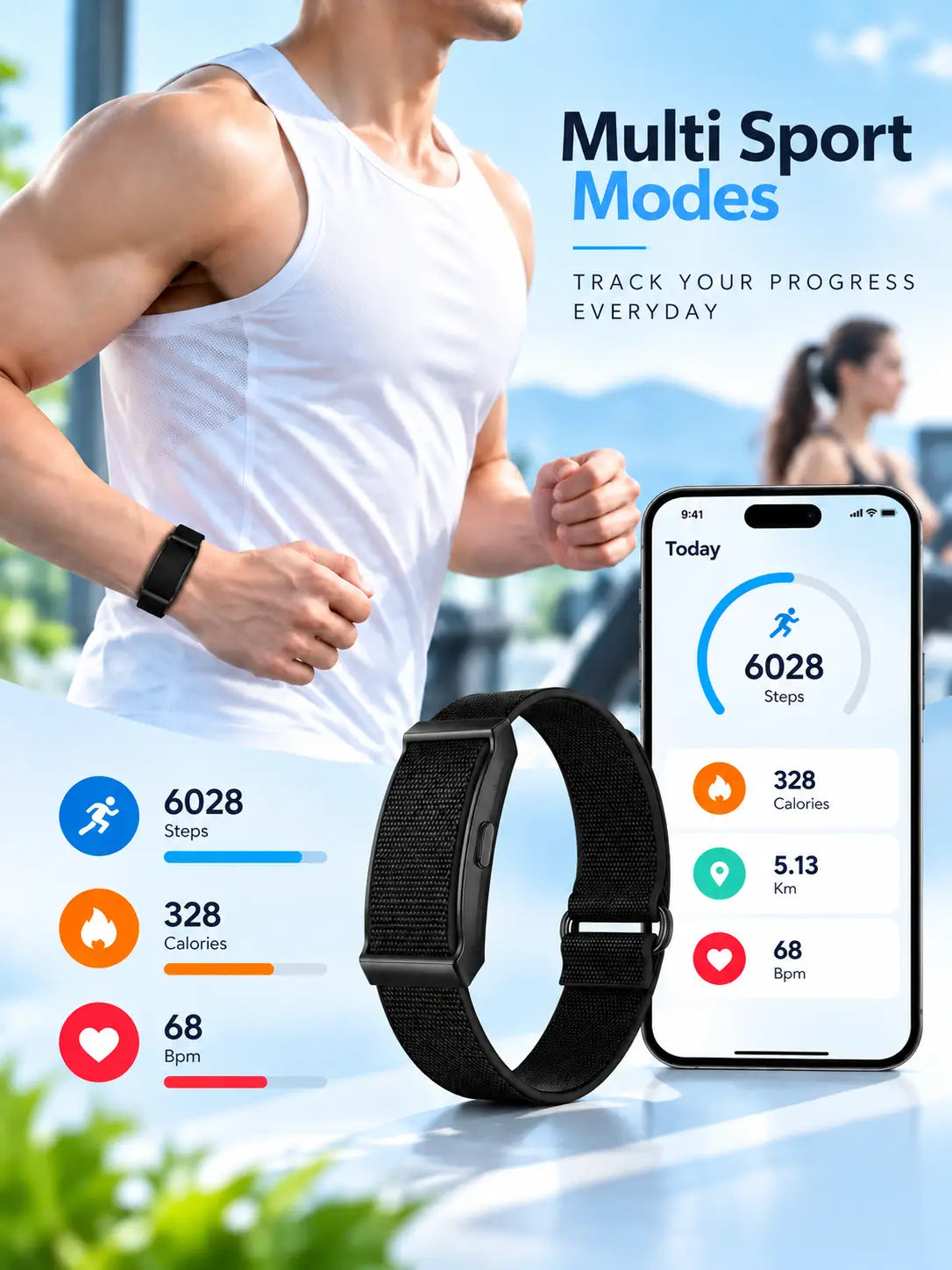 TF37 PRO Ultra-Thin Adjustable Strap