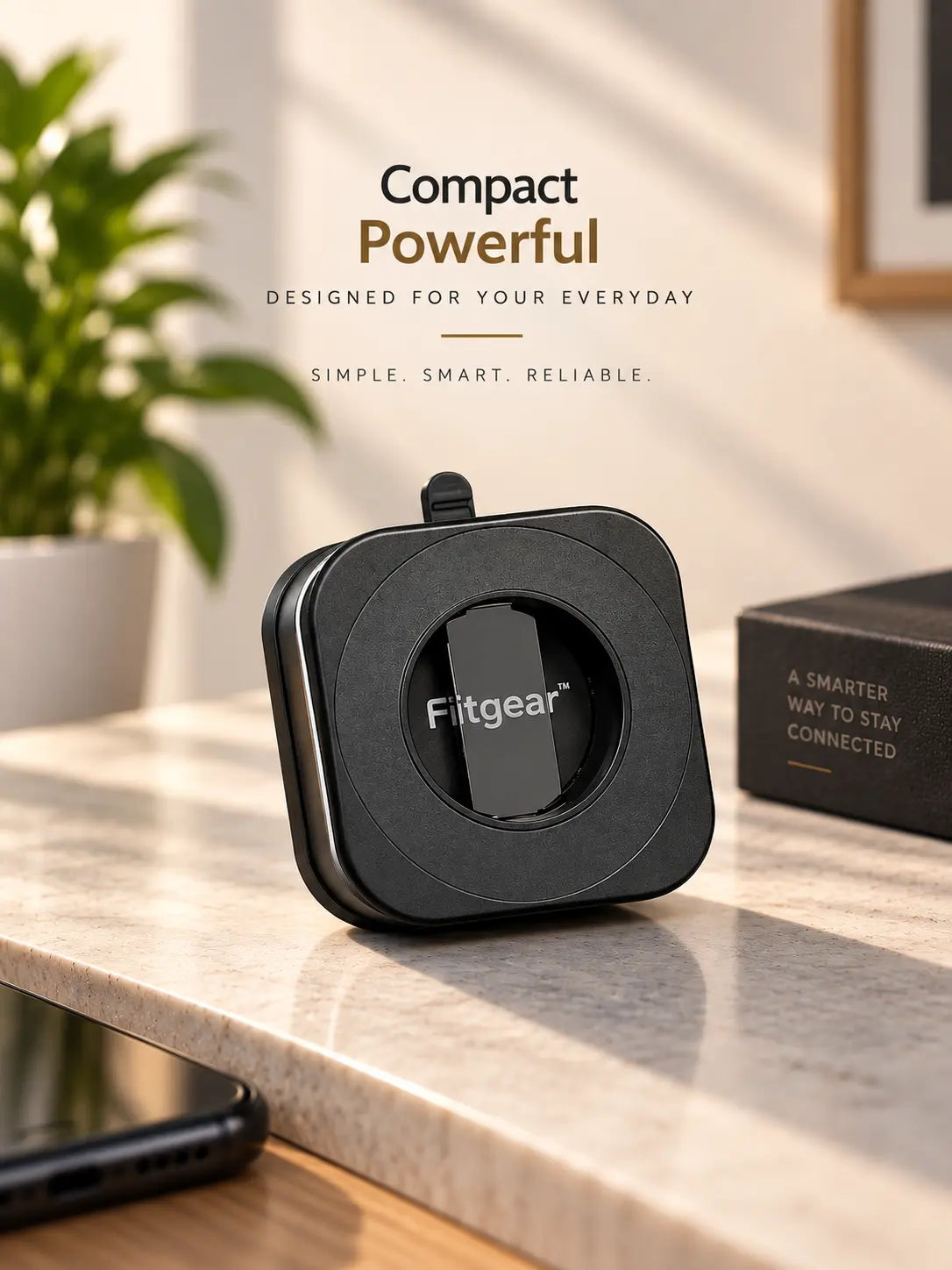 Fitgear 360° Vacuum Magnetic Phone Stand – Foldable Car & Desk Mount
