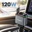 Fitgear 4-in-1 120W Fast Car Charger with Retractable Cables