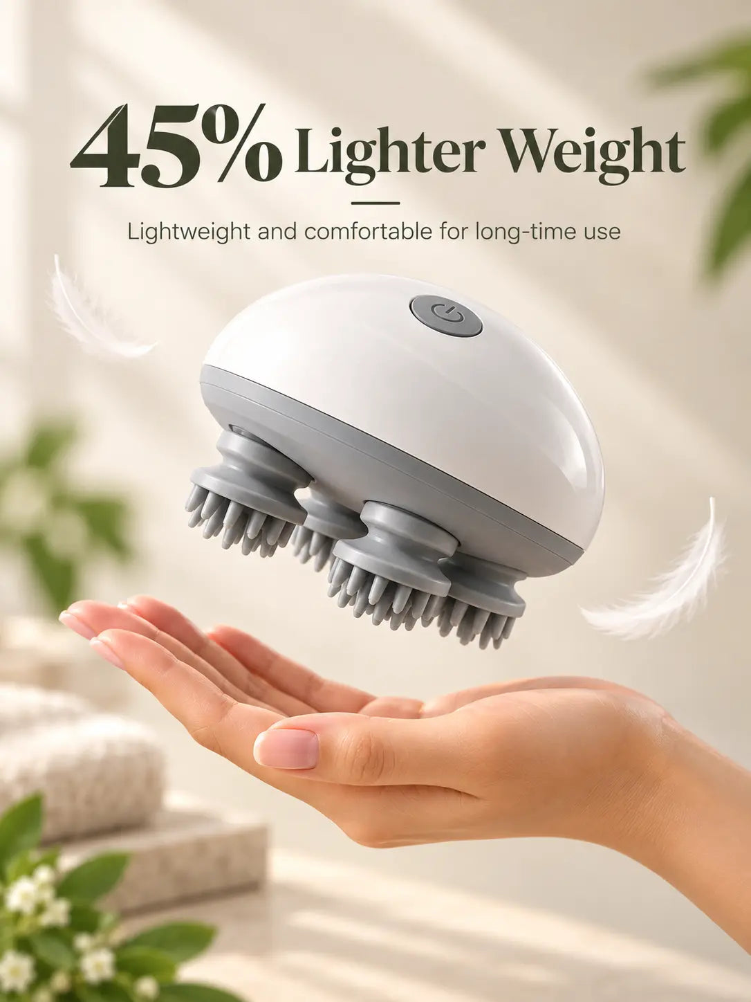 Blueidea Electric Scalp & Body Massager – Head Massager for Scalp, Hair & Body