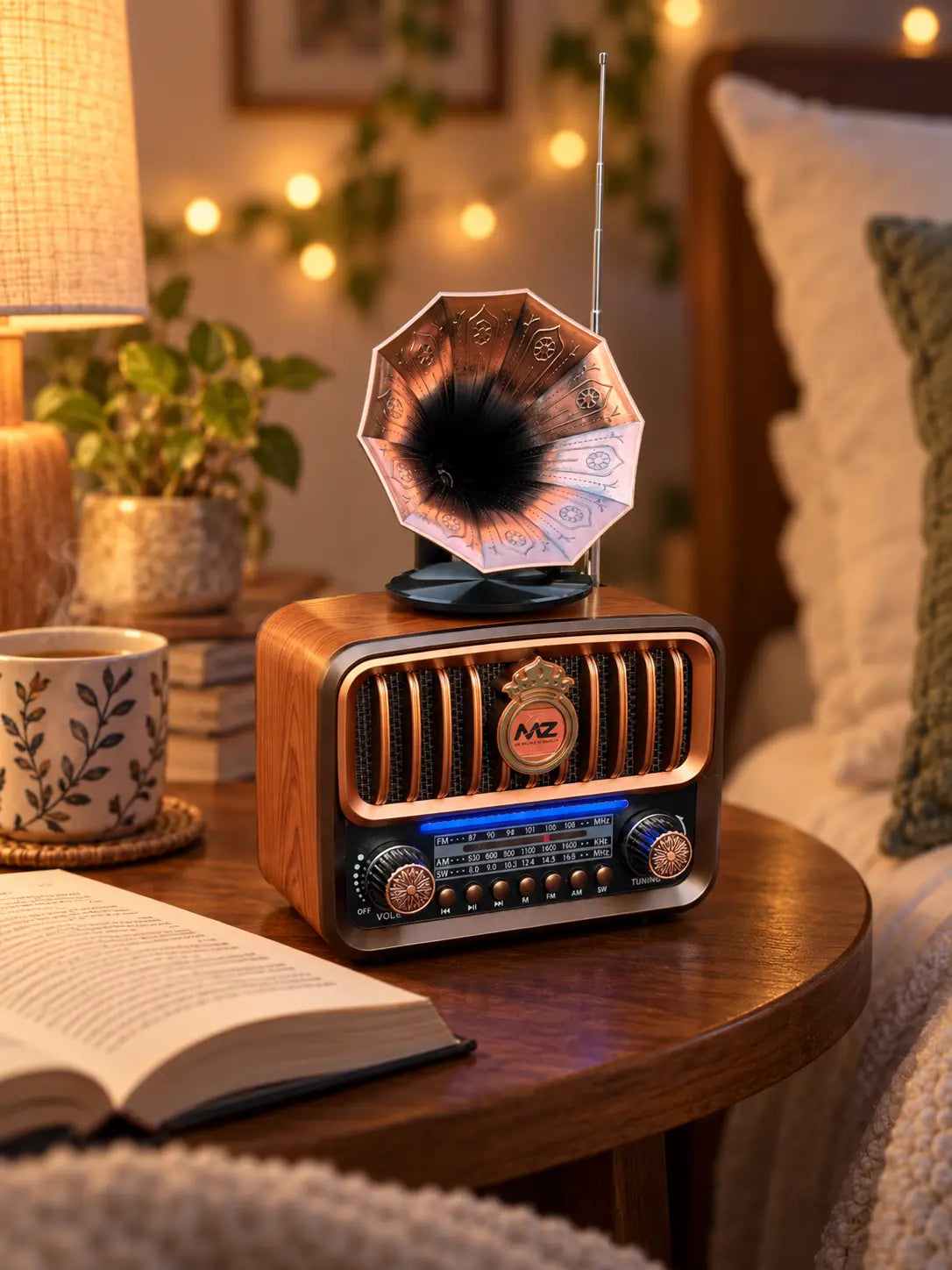 MZ S671 Vintage-Style Wireless Bluetooth Speaker