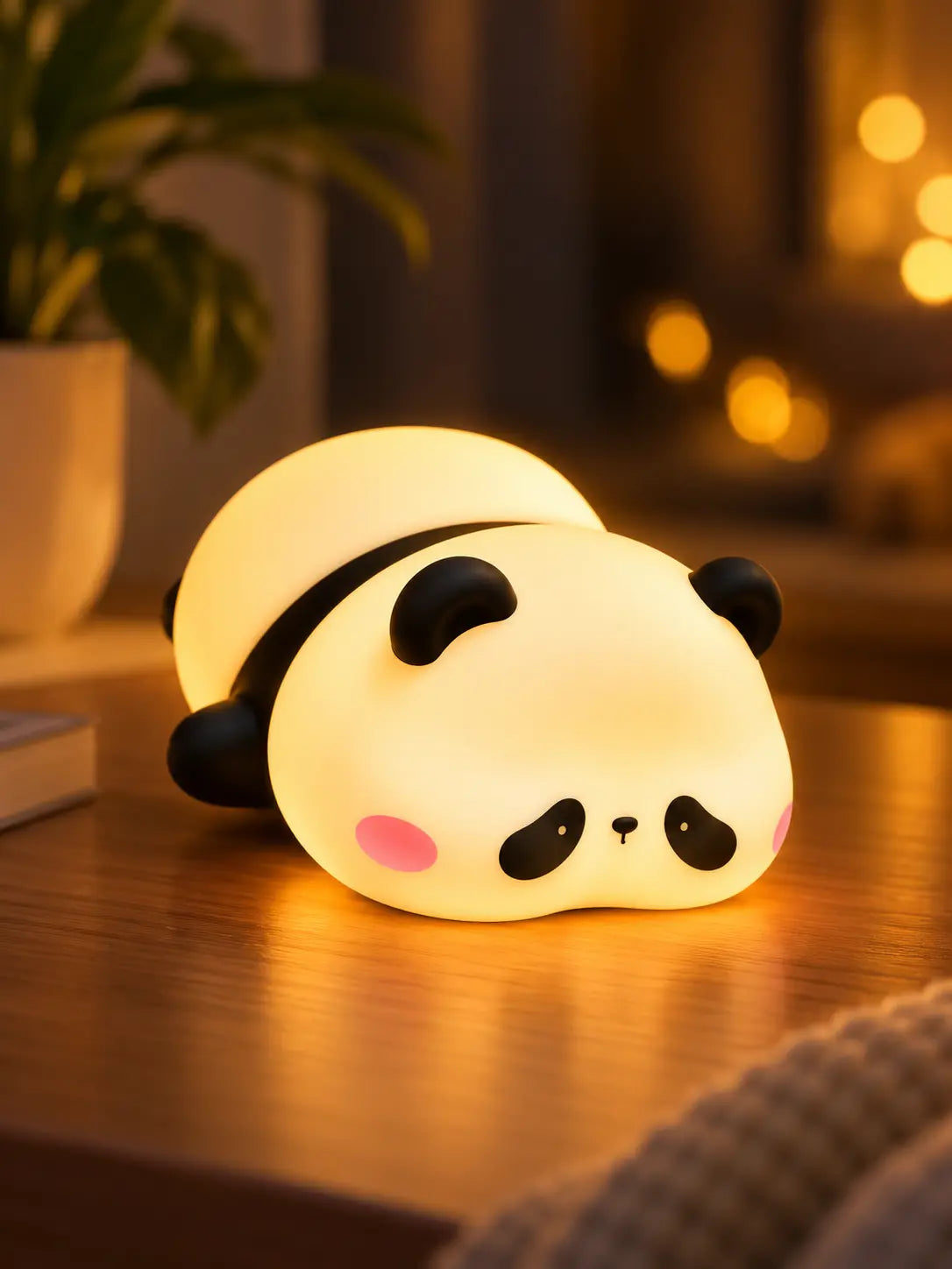 Cute Panda Night Light – Cozy LED Bedside Lamp