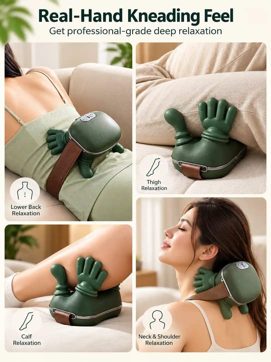 MAXTOP 4D Hand-Kneading Neck & Shoulder Massager