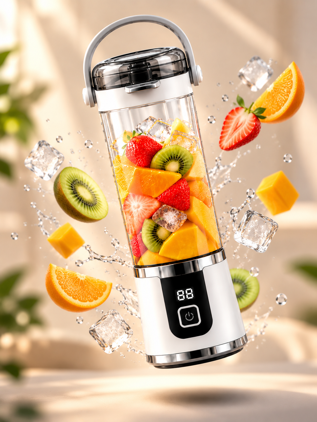 Hp-189 Smart Portable Dual-Purpose Juicing Cup (Rechargeable)