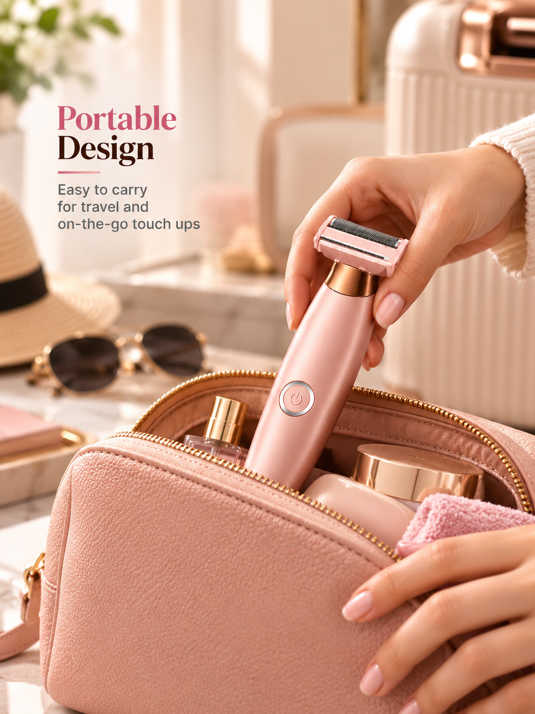 HTC Rechargeable Ladies Electric Shaver – Smooth & Gentle Hair Removal