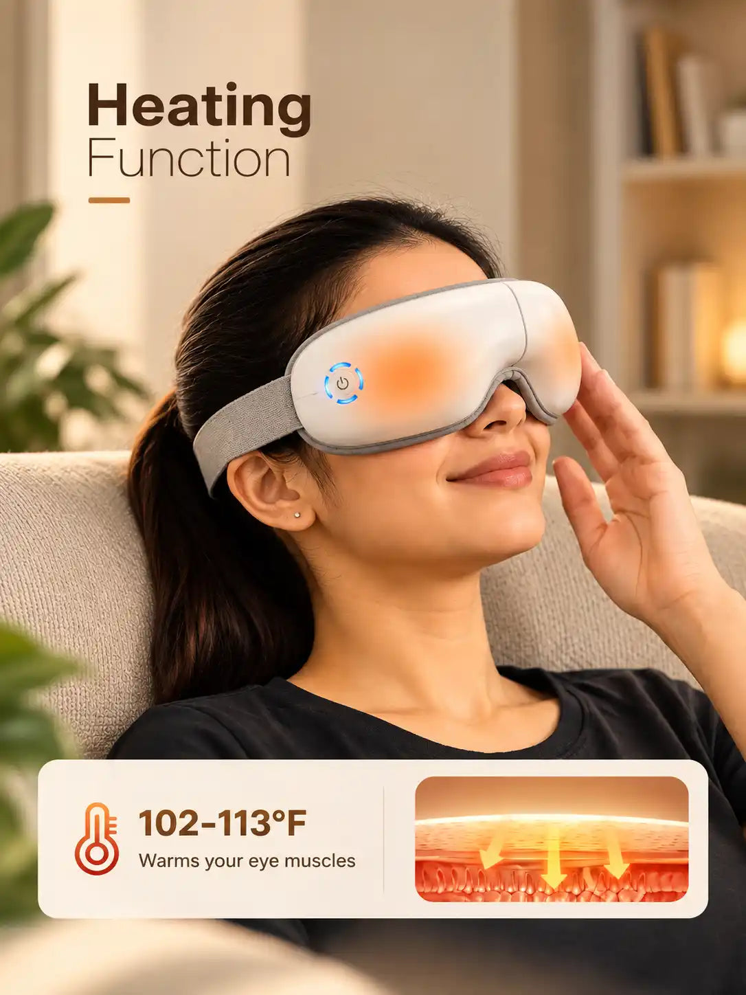 Smart Heated Eye Massager