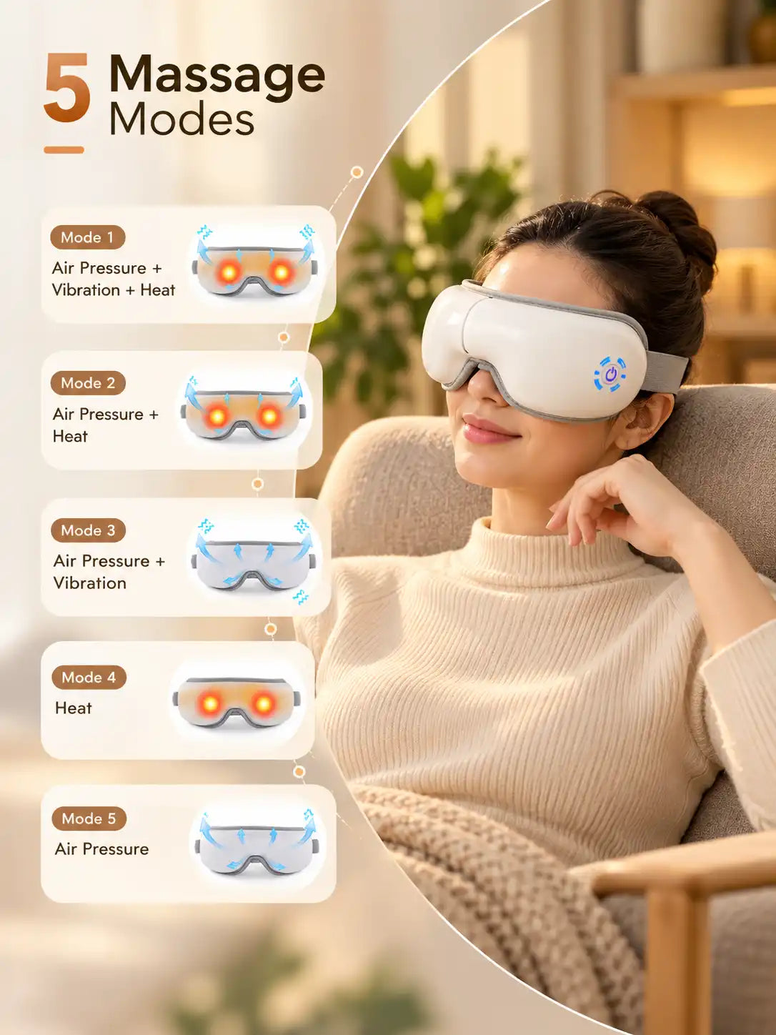 Smart Heated Eye Massager