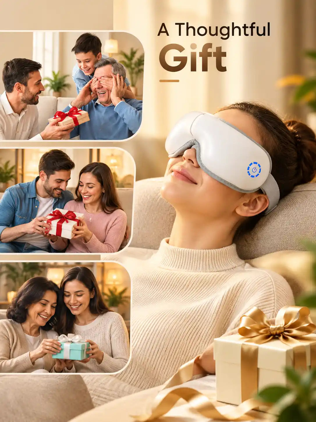 Smart Heated Eye Massager