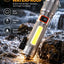 Oryft RF-987C 100W Rechargeable LED Flashlight with 30W COB Side Light