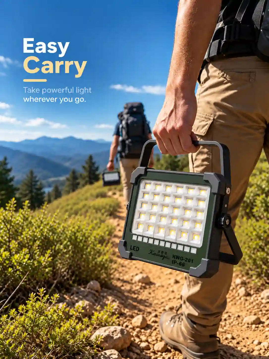 Portable Solar LED Flood Light – KWG-201