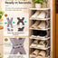 5-Layer Foldable Shoe Organizer Rack