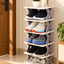 5-Layer Foldable Shoe Organizer Rack