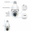 V380 WiFi Bulb Camera with 360° View and Night Vision for Home Security
