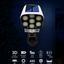 Solar Motion Sensor Security Light with Dummy Camera Look, Remote and Wall Mount for Outdoor