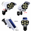 Solar Motion Sensor Security Light with Dummy Camera Look, Remote and Wall Mount for Outdoor