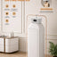Portable Electric Clothes Dryer, Foldable Hot Air Drying Heater with Cover Bag, Timer, White