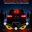 LED Light Up Car Window Sticker, Glowing Eyes Decal, Solar and USB-C Powered, Assorted Designs