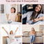 Cordless Heating Pad Belt for Period Cramps | 3 Heat Levels & 4 Vibration Modes | Portable Warm Belt for Stomach & Lower Back