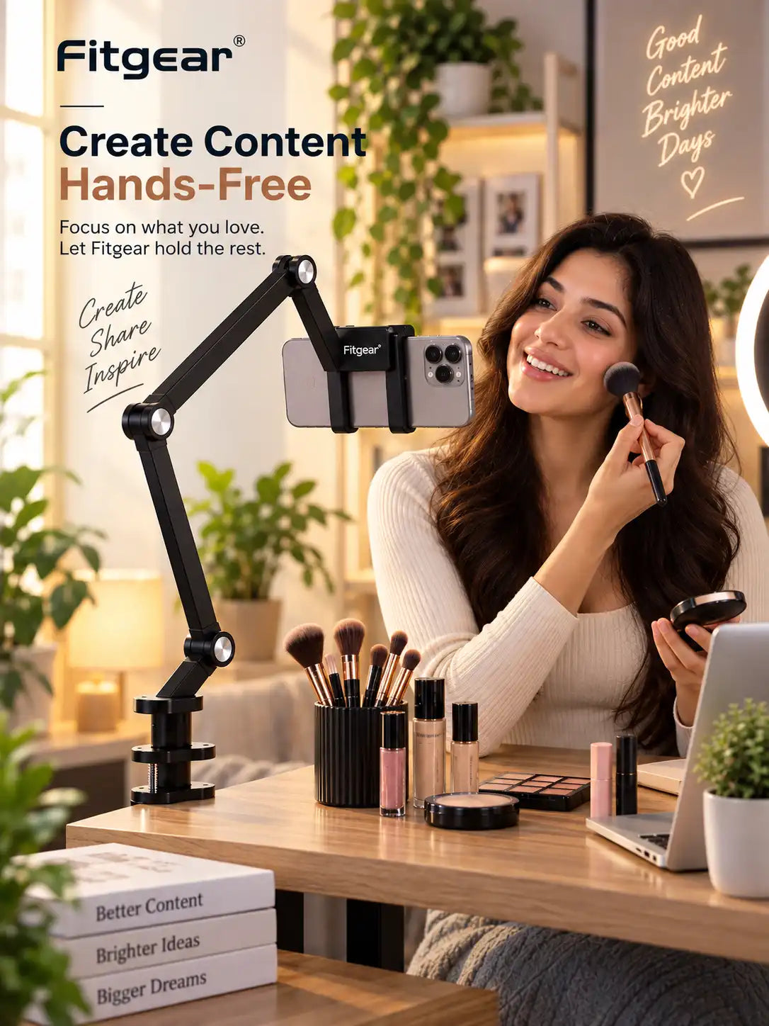 Fitgear FG-Y2 Adjustable Phone & Tablet Stand