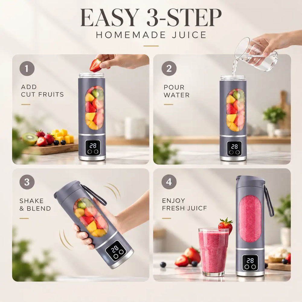 Easy 3-Step Homemade Juice