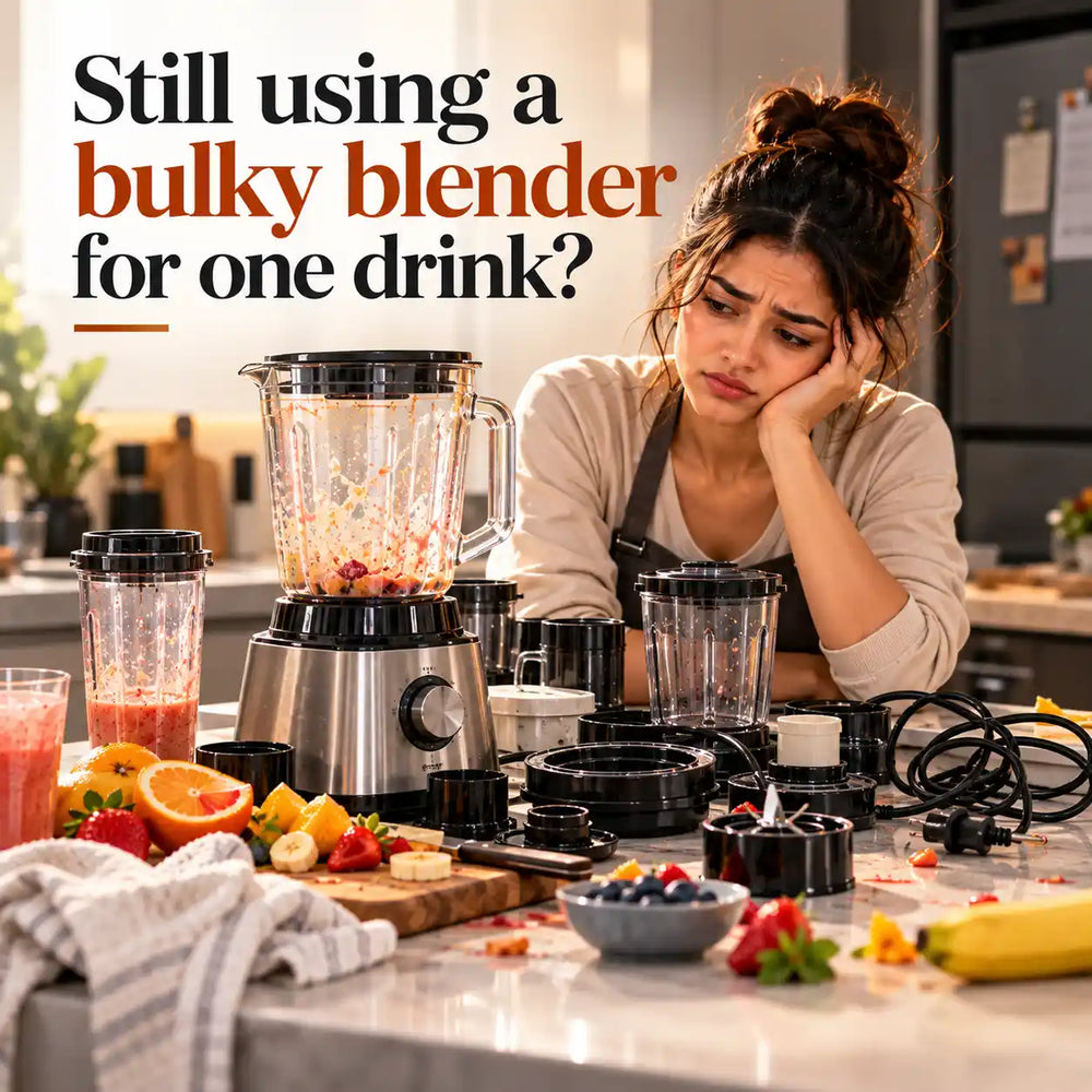 Tired of the Mess from Bulky Blenders?