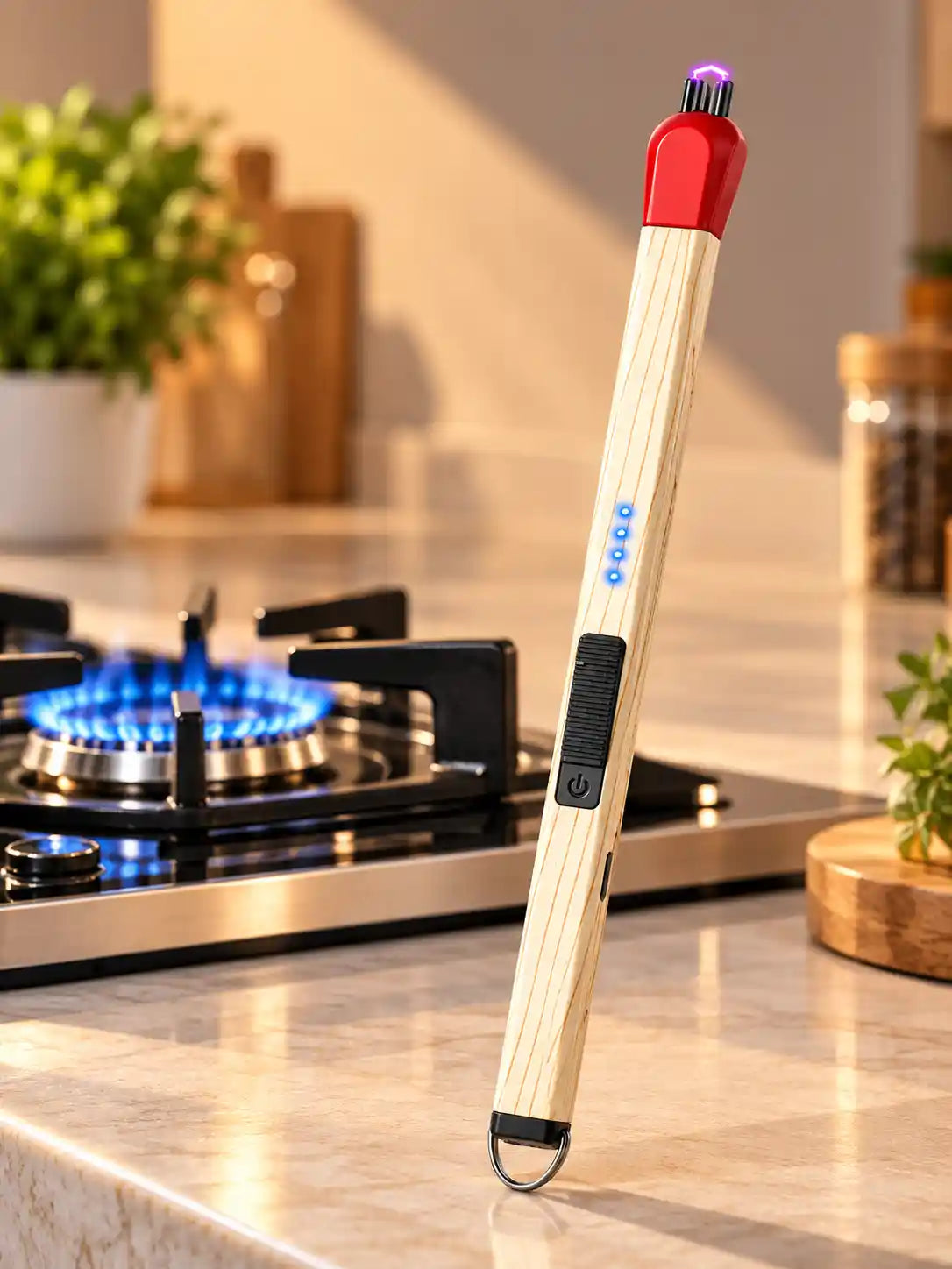 Rechargeable Electric Arc Lighter – Long Neck Windproof Ignition