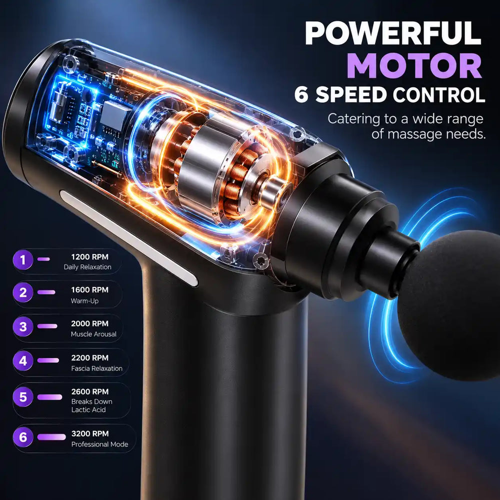 Powerful Motor. Adjustable Intensity.