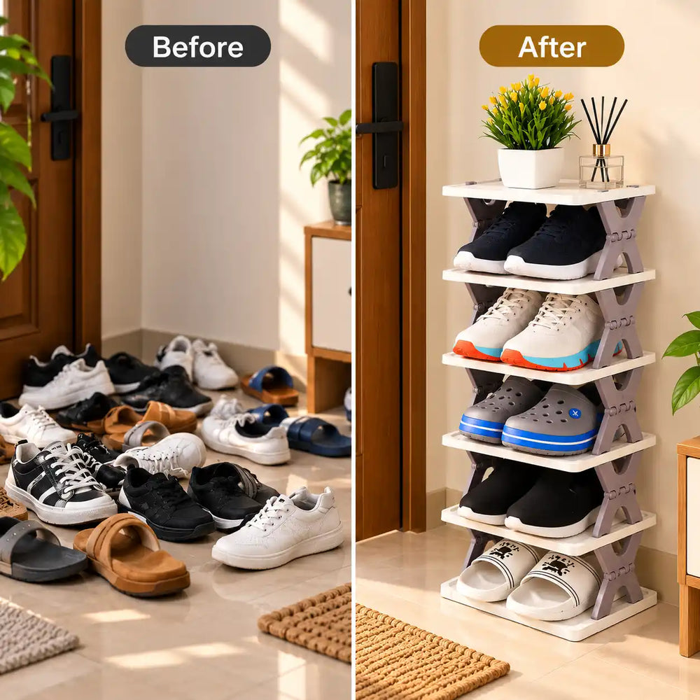 One Rack. No More Shoe Clutter.