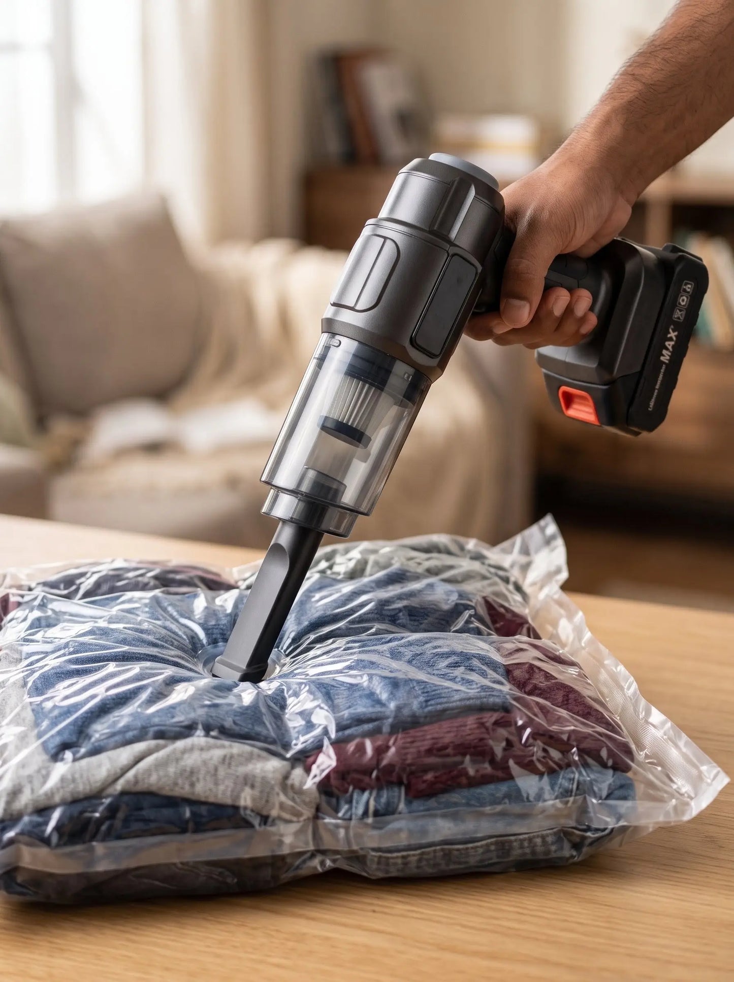 Maxtop Multifunction Wireless Vacuum Cleaner | Portable Handheld Dust Blower for Car, Home & Electronics