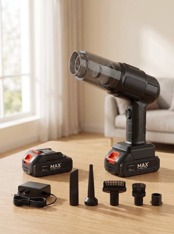 Maxtop MP-251 Cordless Handheld Vacuum Cleaner for Car and Home with Attachments