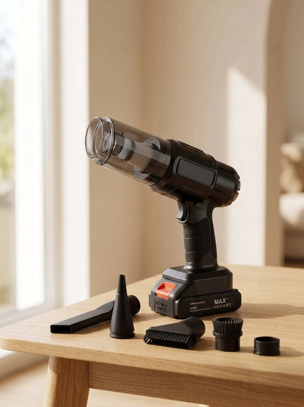 Maxtop MP-251 Cordless Handheld Vacuum Cleaner for Car and Home with Attachments