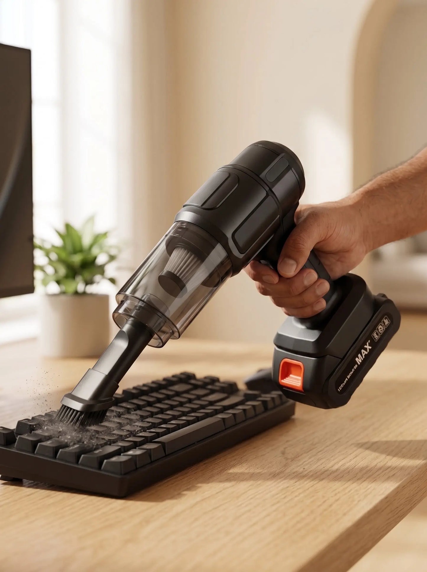 Maxtop Multifunction Wireless Vacuum Cleaner | Portable Handheld Dust Blower for Car, Home & Electronics