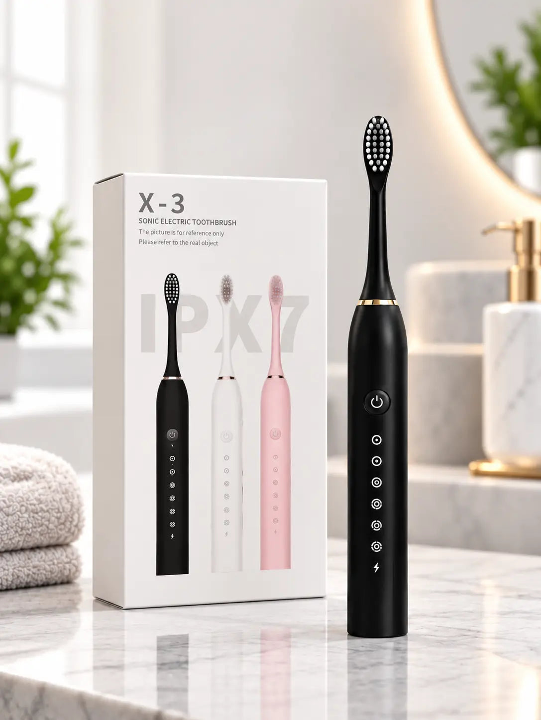 Sonic Electric Toothbrush with Multiple Cleaning Modes