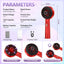 3 in 1 Electric Scalp Massager Brush with Red Light Therapy – Rechargeable Hair Growth Comb with Vibration Massage & Oil Applicator for Men & Women