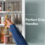 Wall Mounted Storage Cabinet with Transparent Sliding Door & Hooks – Dustproof Organizer for Bathroom, Kitchen & Bedroom
