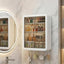 Wall Mounted Storage Cabinet with Transparent Sliding Door & Hooks – Dustproof Organizer for Bathroom, Kitchen & Bedroom